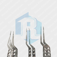Ensemble de micro-ciseaux Yasargil, 6 pièces, acier inoxydable, droits et courbés, instruments chirurgicaux pour la microchirurgie de précision