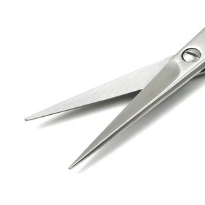 Ciseaux professionnels en acier inoxydable pour ongles des doigts et des orteils, finition satinée, ciseaux à cuticules courbés, lame courbée pour ongles - Product Image 4