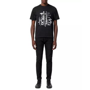 OEM Custom made design crew-neck free Style casual comfortable Black T-shirt for <b>boys</b>/Men as per customer requirement - Product Image 1