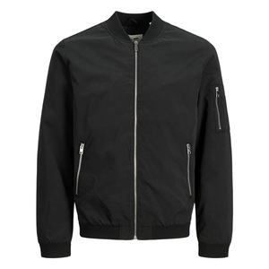 <b>Men</b>’s Stylish Everyday Bomber <b>Jacket</b> <b>Lightweight</b> Comfortable Construction Full Zip Front Ribbed Collar Cuffs Elastic Waistband - Product Image 1