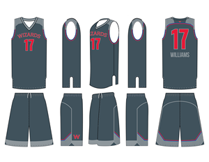 <b>Mens</b> Basketball Uniform <b>Set</b> Printed Sublimated Reversible Jerseys <b>Shorts</b> Breathable Lightweight Design for Teamwear School - Product Image 2