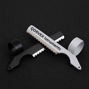 Real Supplier Custom Logo Finger <b>Ring</b> Hair Texturizing Razor Stainless Steel Barber Razor for Hair <b>Thinning</b> and Styling - Product Image 5
