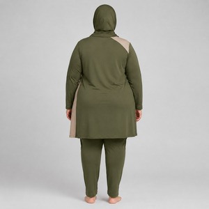Ensemble Burkini Modeste au Design Moderne pour la Plage – Structure Flexible, Extensible, Coupe Classique, Respirant, Séchage Rapide - Product Image 3