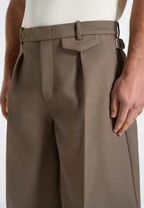 Shorts Bermuda Oxford pour Homme, Couleur Unie, Taille Mi-Haute, Fermeture à Cordon, Décontracté, Sport, Gym, Course à Pied, Séchage Rapide, 100% Coton avec Poches - Product Image 5