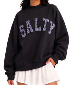 Wholesale Private Label Women's Oversized <b>Mock</b> <b>Neck</b> Sweatshirt 100% Cotton Premium Casual Pullover <b>Top</b> - Product Image 1