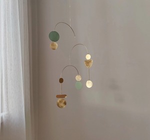 Decoración Móvil Metálica Abstracta Moderna para Colgar en el Techo, para Dormitorio, Sala de Estar, Arte Minimalista, Pieza Decorativa - Product Image 3