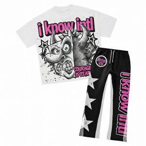 Ensemble T-shirt et short surdimensionné personnalisé pour homme – Tenue décontractée deux pièces unie pour l'été – Coupe ample et confortable – Style streetwear et sportswear - Product Image 5