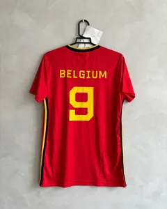 Camiseta de Fútbol de Bélgica Número 9 |   Camiseta Personalizada de la Selección Nacional en Color |   Camiseta de Manga Corta para Hombre, Transpirable y de Alta Calidad |   Nuevo - Product Image 4
