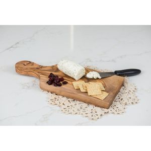 Paddle de service alimentaire en bois naturel, non toxique, facile à nettoyer, compatible lave-vaisselle - Product Image 1