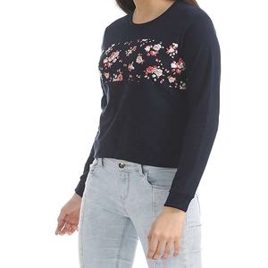 2023 sudadera deportiva informal con estampado de algodón 100% para mujer, jersey de lana tejido, Tops, ropa de calle de otoño, estilo Sexy con capucha - Product Image 5
