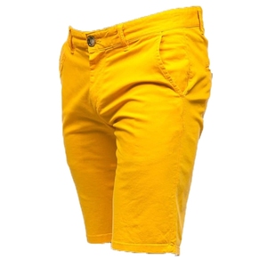 Shorts en jean vintage délavé pour homme, effet usé avec broderie déchirée, longueur genou, vente chaude - Product Image 3