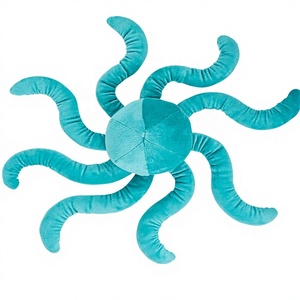 Pet <b>toy</b> Fluffy <b>Toy</b> Story Octobus Cartoon with Velboa Cotton Polyester & PP Cotton Filling Soft Material Christmas Washed - Product Image 2