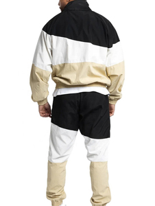 Survêtements coupe-vent pour hommes, adaptés au fitness en plein air, au jogging, à la marche et à un usage quotidien par temps venteux ou légèrement pluvieux. - Product Image 3