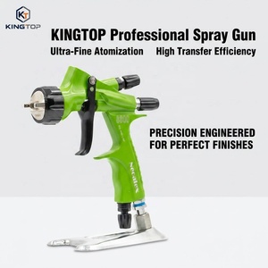 Pistolet de pulvérisation HVLP à alimentation par gravité à haute atomisation, buse de 1,3 mm, gobelet de 600 ml pour peinture automobile - Product Image 5