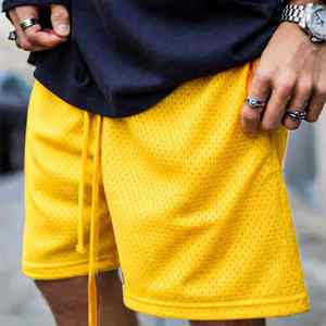 Custom Manufacturer High Street 100% Polyester Heat-transfer Printed Canvas Basketball 5-inch Inner Seam Double-<b>layer</b> Men's Mesh - Product Image 3