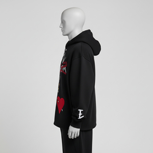 Hoodies pour hommes très demandés, respirants, avec logo personnalisé, 100% coton, style streetwear, effet délavé, couleur et taille personnalisables - Product Image 4