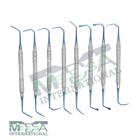 Kit de 8 instruments de levage de sinus en titane, élévateurs manuels en acier chirurgical pour implants dentaires, consommables dentaires