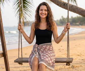 Traditional Bagru Print Cotton Pareo Beachwear Boho Exporter India Premium Quality Cotton <b>Sarong</b> Wholesale Supplier for Boutique - Product Image 6