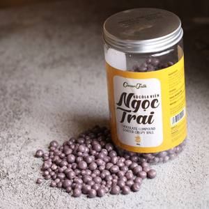 Precio de Fábrica, Venta al Por Mayor, Proveedor de Exportación OEM/ODM, Bolas Crujientes de Chocolate con Arándanos HALAL para Decoración de Pasteles - Product Image 2