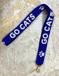 สายสะพายลูกปัดทรงกลมทำมือ GO CATS ดีไซน์โดดเด่น สีสันสดใส สายสะพายข้างแบบไขว้ เข็มขัดลูกปัดมาตรฐาน โดย Afza Enterprises - Product Image 1