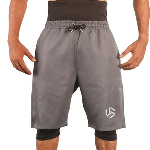 กางเกงว่ายน้ำฮาลาลสำหรับผู้ชายแบบคลุมอาวระห์  พร้อมโลโก้สั่งทำพิเศษ  ชุดกีฬาสำหรับอาวระห์  ชุดว่ายน้ำอิสลามสำหรับผู้ชาย กางเกงอาวระห์ - Product Image 1