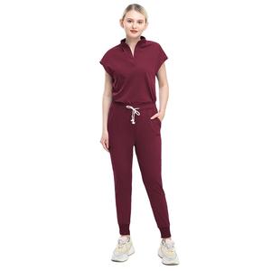 Uniformes de enfermería femeninos transpirables al por mayor belleza Doctor enfermera trajes bata de laboratorio para el personal del Hospital ropa de belleza para uso hospitalario - Product Image 1