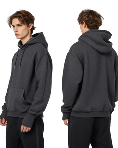 Sudadera con Capucha Oversize para Hombre, Estilo Casual Moderno - Product Image 1