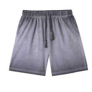 Best Design Customized Men's Sweat Shorts Solid Pattern Casual Workout Shorts 100% Cotton Waterproof & Breathable Sweat Shorts - Product Image 1