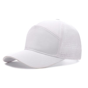 Casquette de golf ajustée en polyester premium à pois, personnalisable avec logo en PVC, pour sports de plein air, vente en gros - Product Image 3