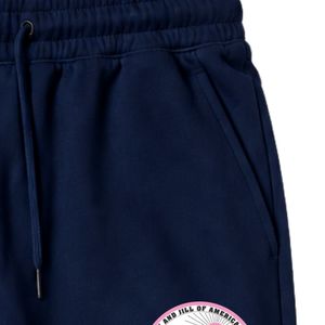 Pantalones Deportivos Azul Marino con Parche Bordado del Escudo de Jack & Jill, Pantalones de Felpa Suave con Cintura Ajustable y Tobillos Reforzados - Product Image 2