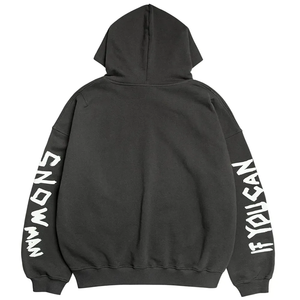 เสื้อฮู้ดพิมพ์ลายปิดลายปัก รุ่นโอเวอร์ไซส์ สตรีทแวร์ สีดำ ผ้าฝ้ายถัก ทรงปกติ ใส่ได้ทุกโอกาส สำหรับผู้ชาย ฤดูใบไม้ร่วง - Product Image 5