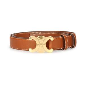 Ceinture en cuir véritable d'animal avec boucle argentée, style décontracté, durable, en cuir véritable marron, qualité supérieure - Product Image 3