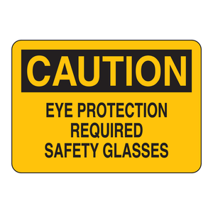 Señal de Seguridad de Protección Ocular con Impresión UV para Laboratorios y Lugares de Trabajo - Product Image 3