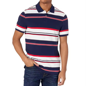 เสื้อโปโลผู้ชายลำลองสำหรับฤดูร้อน ระบายอากาศได้ดี หลายสี ดีไซน์เรียบง่าย สกรีนโลโก้ได้ตามต้องการ ไซส์ใหญ่ แขนสั้น เสื้อกอล์ฟ OEM - Product Image 4