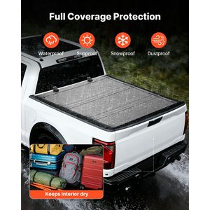 Copertura Rigida Tri-Fold per Cassone Pick-up Compatibile con Chevy/GMC Silverado/Sierra 1500 2019-2025, Cassone da 5.8 ft (70 Pollici), MultiP F-250 Pao - Product Image 5