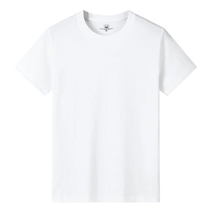 Camisetas de Hombre 100% Algodón Jersey Cuello Redondo Manga Corta Lisas de Color Sólido Tallas Grandes M-6XL Ecológicas Transpirables con Cierre Frontal - Product Image 2