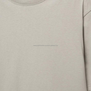 Vente en gros 100% coton T-shirt surdimensionné imprimé personnalisé pour hommes Conception d'épaule tombante vierge avec méthode d'impression numérique Prix bon marché - Product Image 3
