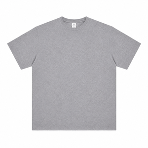 T-shirt à manches courtes pour homme, 100% coton, uni, col rond, coupe classique, couleur unie, respirant, jersey tricoté décontracté - Product Image 1