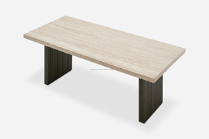 Contemporary Design Modern Durable Wooden Dining Table Set for Home Apartment Farmhouse Villa Dining Rooms Dining Room Furniture - Product Image 4