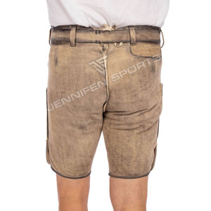 Pantalones Cortos de Cuero Alemán de Alta Calidad para Hombre, Disfraz Bávaro para Oktoberfest, 100% Cuero de Cabra, Estilo Casual - Product Image 6