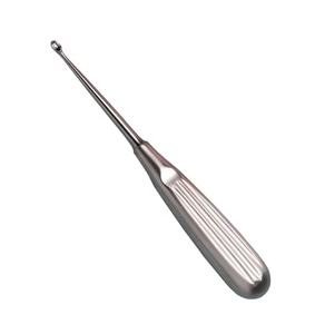 Cureta de hueso Brun, instrumentos quirúrgicos ortopédicos de alta calidad, curetas dentales quirúrgicas de forma redonda, instrumentos ortopédicos - Product Image 3