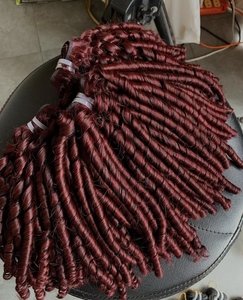 Extensiones de cabello humano tejido trama cabello crudo sin procesar vietnamita 100% corte pixie elegante - Product Image 5