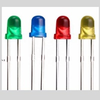 Diode LED multicolore, pack mixte, 3 mm, 5 mm, blanc, rouge, vert, jaune, bleu, rose, violet, 1000 pièces, sac en vrac, prêt à être expédié