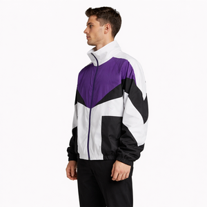 Chaqueta Cortavientos Ligera para Hombre con Bloques de Color, Estilo Urbano Y2K, con Cremallera, Ropa Exterior Informal, Venta al por Mayor de Chaquetas para Hombre - Product Image 3