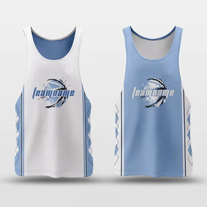 Men's <b>Plus</b> <b>Size</b> Basketball Tank <b>Top</b> Sublimation Print O-Neck Sleeveless Casual Sport Jersey Purple Orange White Team Name Design - Product Image 2