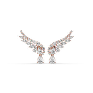 5.34CT Lab Grown Diamond <b>Stud</b> <b>Earrings</b> 14K Gold Plated IGI Certified Lightweight Sustainable Luxury Jewelry for Women Occasions - Product Image 5