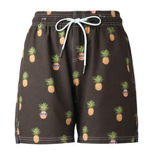 Summer Swimwear Men Quick Dry Vacation Beach Shorts Lightweight Breathable Fabric Custom OEM Factory Bulk Supply - Product Image 5