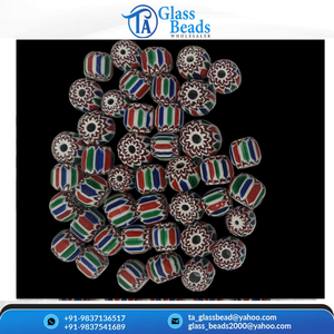 Cuentas de Vidrio Estrella Artesanales Personalizadas, Estilo Africano, Venta al por Mayor Directa de Fábrica, Cuentas Espaciadoras Sueltas a Granel - Product Image 3