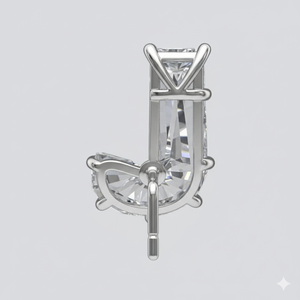 Diamante Cultivado en Laboratorio con Certificado IGI, Corte en Forma de J, 0.8-1.0-1.5CT, Color D E VVS1 VS1, CVD HPHT, para Compromiso, ZHUANGYE - Product Image 3