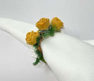 Anillo para Servilletas de Acrílico Rosa, Clásico, Circular, Duradero y Ecológico, 2.5cm, para Camping - Product Image 2